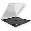 Custodia slim, rigida adatta per CD/DVD.